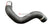 N/S MK252 TOP RADIATOR HOSE