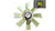 N/S QUON FAN BLADE C/W FAN CLUTCH GW4 GK4